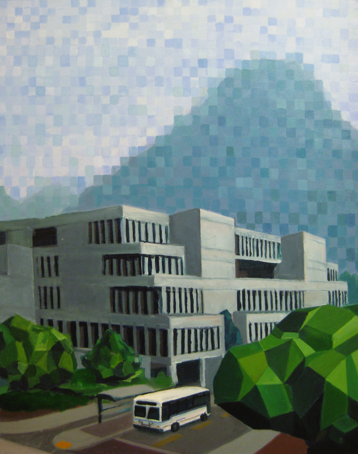 Untitled, acrylic on canvas, 2013