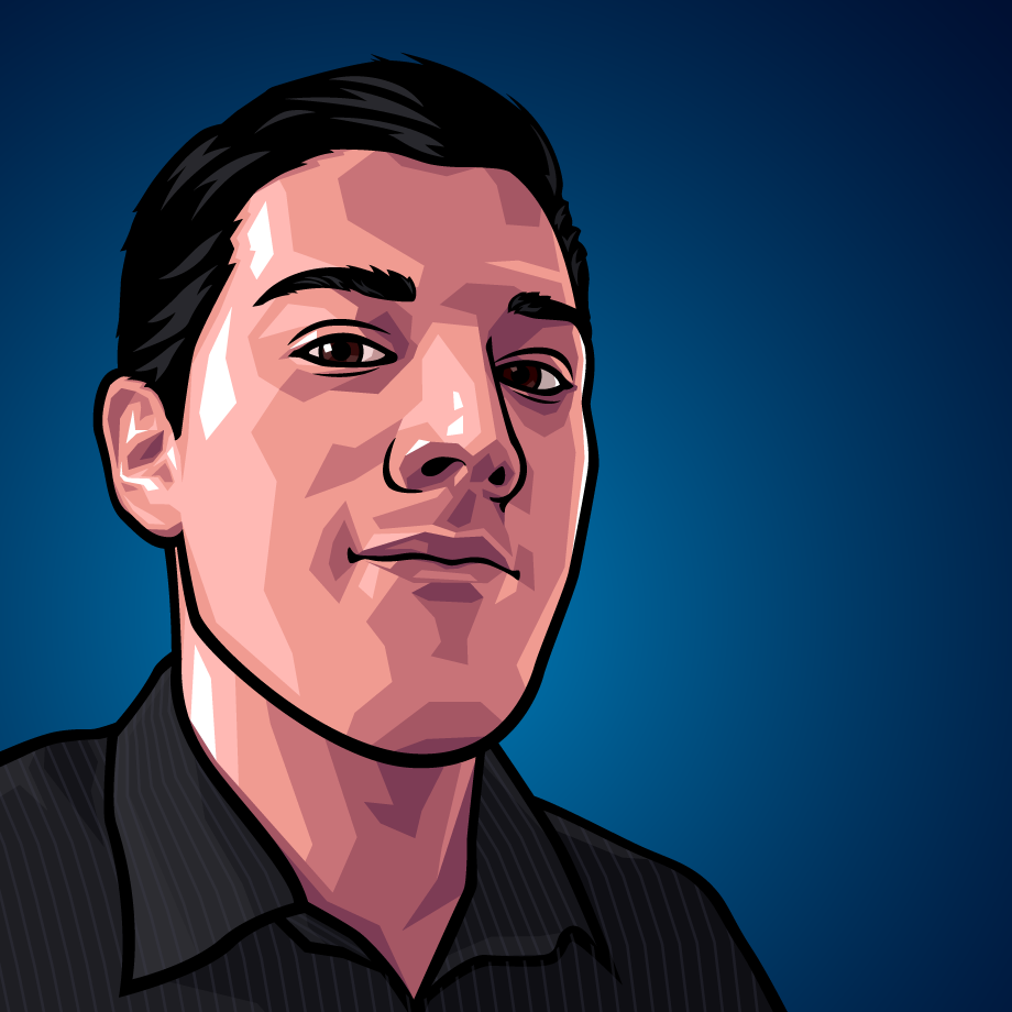 Self Portrait, Vector Illustration, April 2016