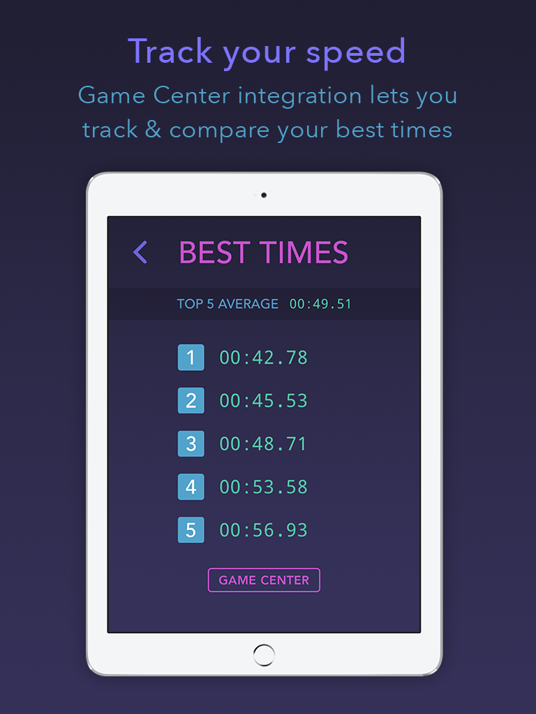 Fifteen puzzle app iPad best times