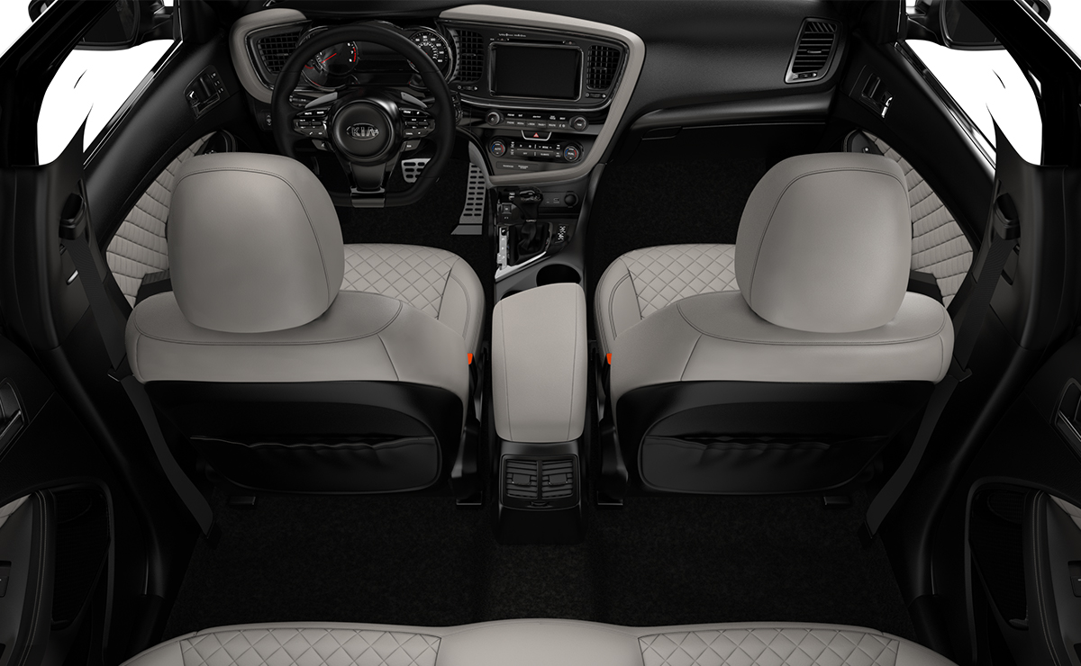 Kia interior raw 3D render